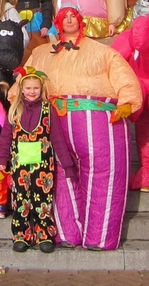 Mascottepak Opblaasbaar kostuum - Viking Obelix